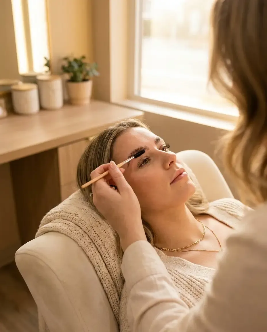 Brow lamination at By Chloe Beauty, Ballina