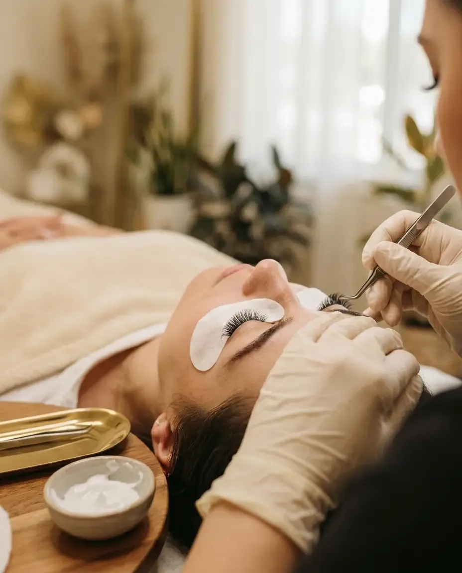 Lash lift treatment at By Chloe Beauty, Ballina